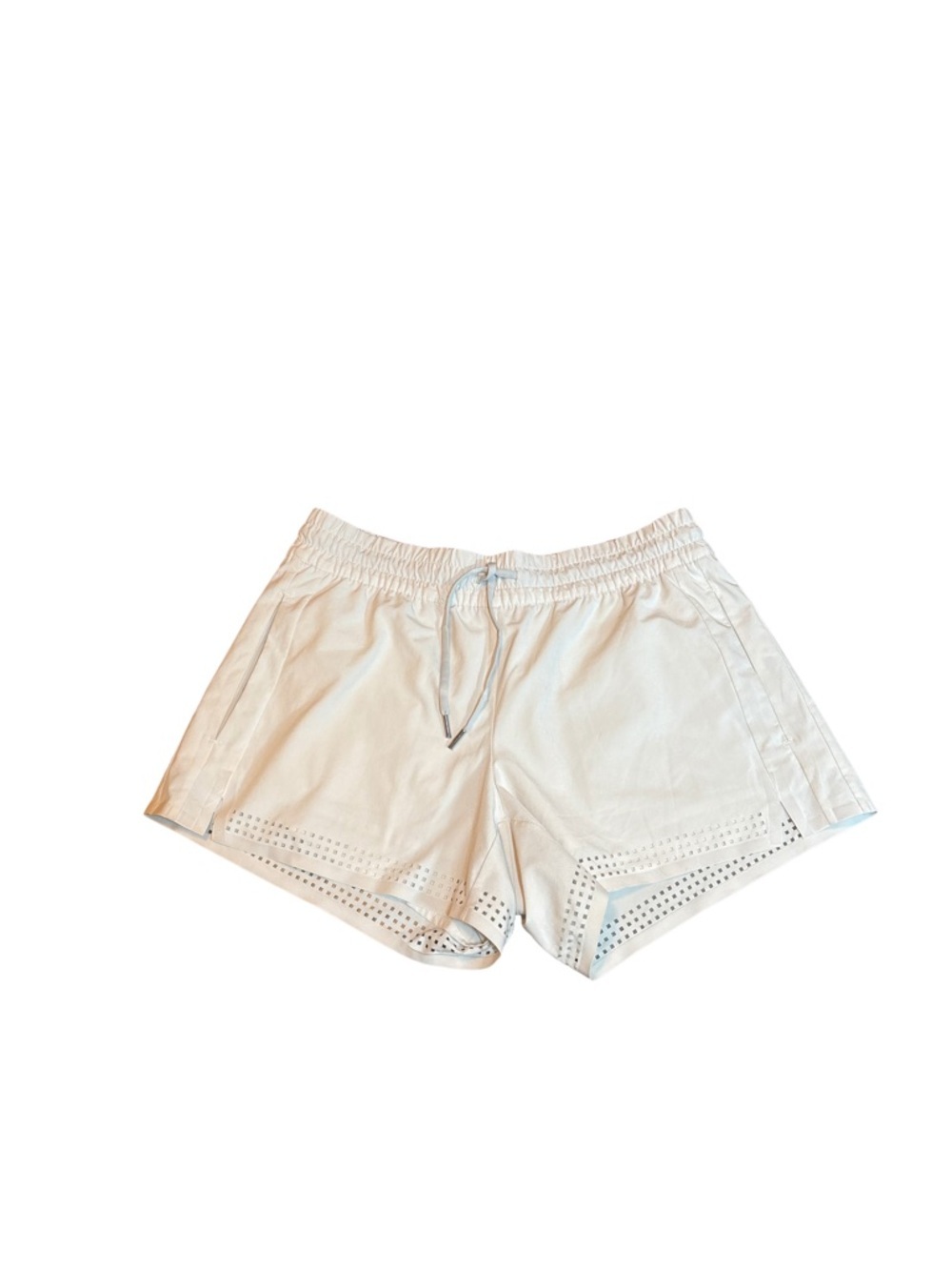Athleta Women's Cream Drawstring Shorts. Size 8